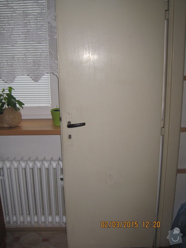 Renovace dveří - tapetování: Komurka