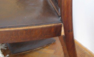 Oprava starých židlí - stav před realizací
