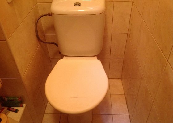 Kompletní výměna WC mísy - stav před realizací
