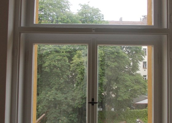 Kompletní repase špaletových oken, byt 80m2, Žižkov