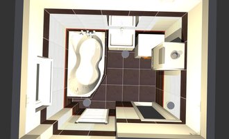Rekonstrukce koupelny a WC v Nymburce