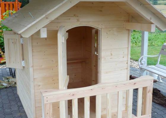 Dřevěný domeček pro děti