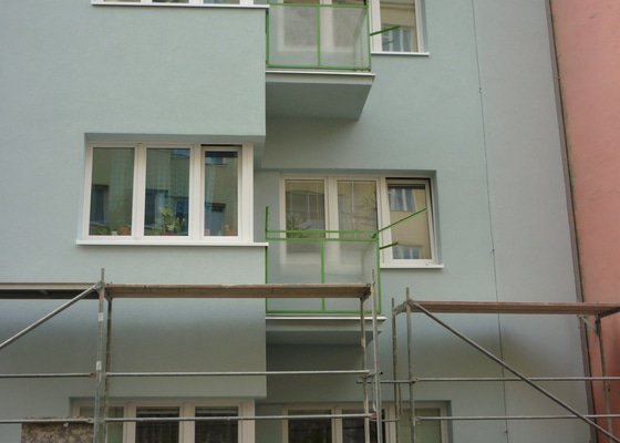 Zateplení bytového domu, Brno Pekařská 2015