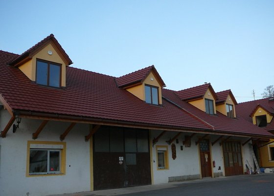 Rekonstrukce střechy Farma Vlčnov