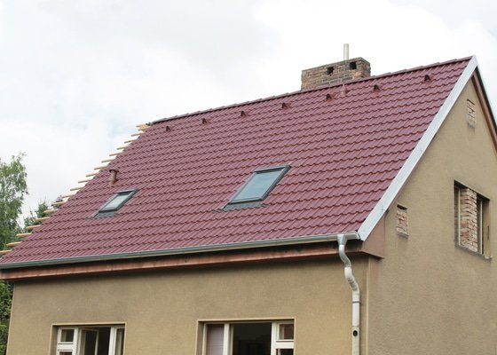 Rekonstrukce střechy Čelákovice