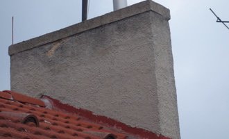 Oprava zdiva komínů - stav před realizací