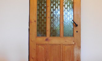 Dřevěné dveře - stav před realizací