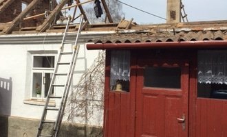 Rekonstrukce a přístavba dřevěné verandy - stav před realizací