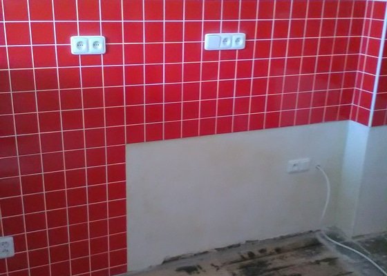 Rekonstrukce koupelny, kuchyně,nová elektroinstalace