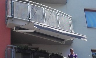Markýza na balkon - stav před realizací